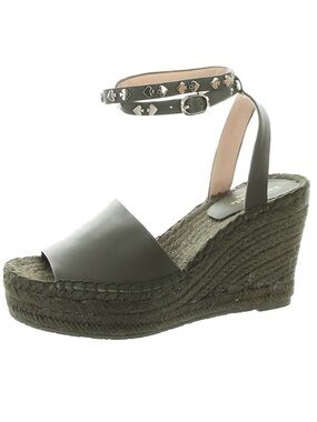 Kate Spade Frenchy Espadrille Wedges Green 8.5